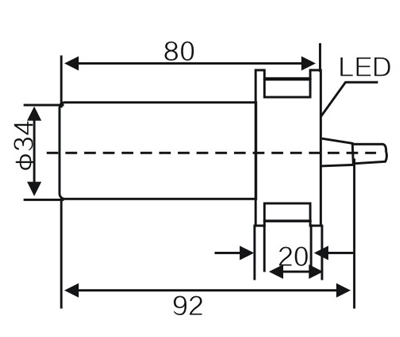 Silicon 2 Wire Proximity Sensor Capacitive CM34 , Infrared Proximity Switch