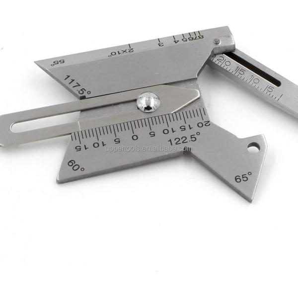 Silver HJC30 Double Slide Stainless Steel Welding Gauge for Multi Function Welding