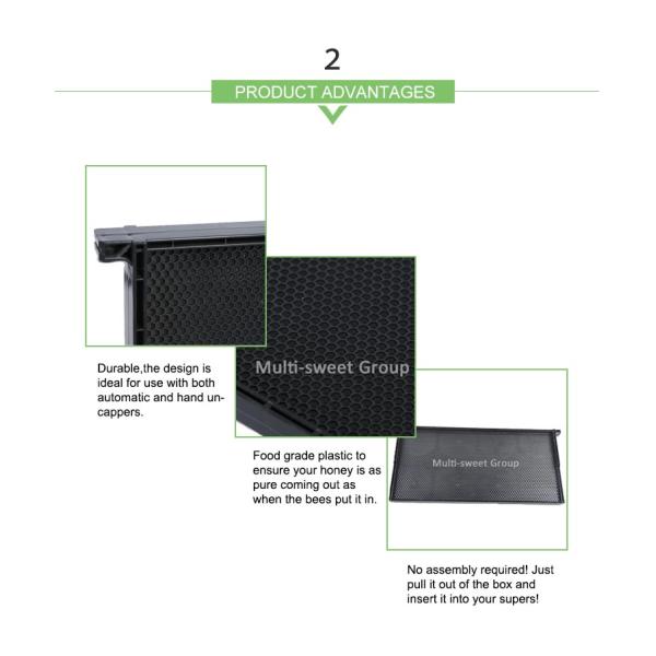 48.1*44.6*17.5cm Honey Bee Frames Integrated Plastic Foundation Frames