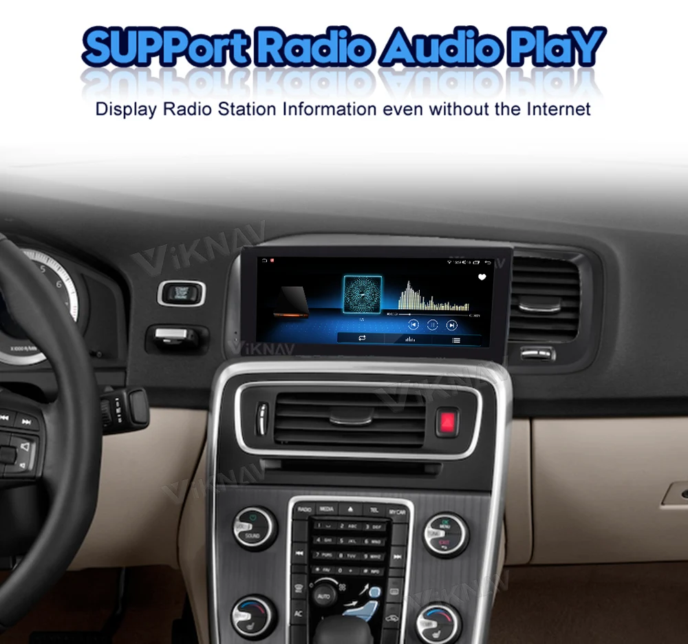 2011-2014 Volvo S60 Touch Screen Car Stereo Radio Tesla Style Android Multimedia Player