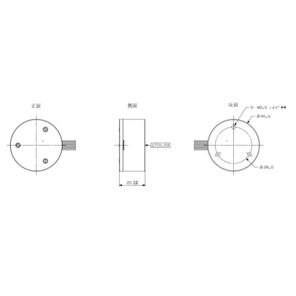 Fizoptika VG1703 Fiber Optic Gyroscope technical diagram