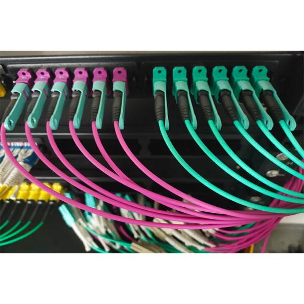 FTTH Datacenter 12F Multimode SM Type B OM4 Fiber Optic Cable UPC LSZH MPO 15M
