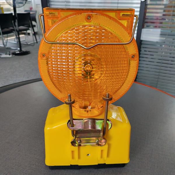 Traffic Warning Cones Solar Road Way Warning Light For Roadway Safety Solar Strobe Light LED Barricade Light