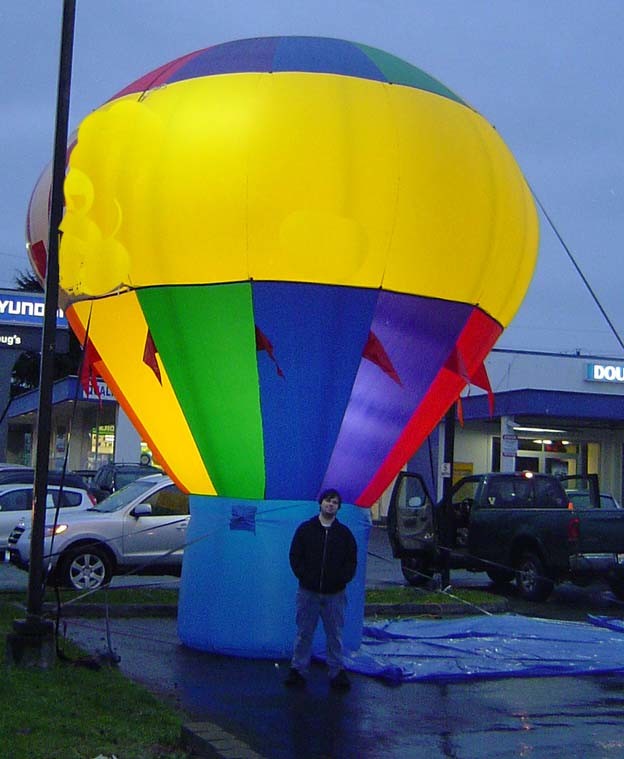 Promotion custom logo printed advertising PVC inflatable ground balloons