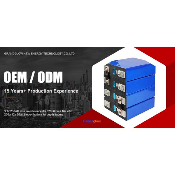 Solar System 3.2V Lithium Battery 6000 Times For Important Units