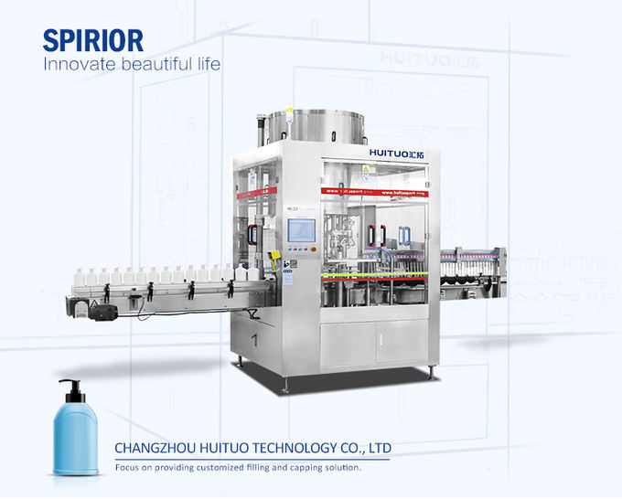 China Touch Screen Control 380V Automatic Bottle Capping Machine wholesale