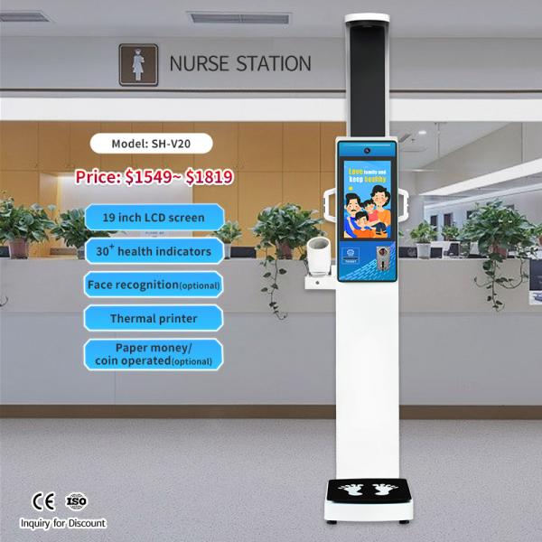 Body Composition Analyzer bp Machine for Hospital Height Weight Scale Self Service Equipment