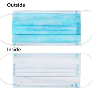 China Customization Breathable non woven earloop mask 3 Layer wholesale