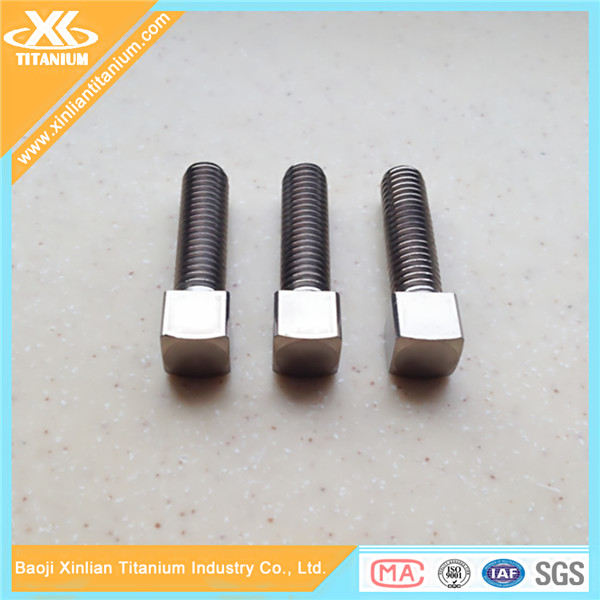 China Pure Titanium And Titanium Alloy Square Head Bolts wholesale