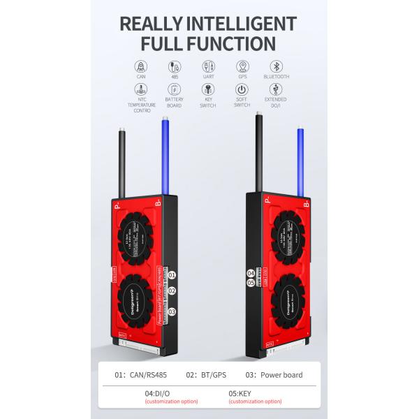 Daly Smart Bms 12S 36V 150A Solar Home Energy Storage System Li-Ion Battery Ess With Bluetooth/Rs485/Can Parallel Bms