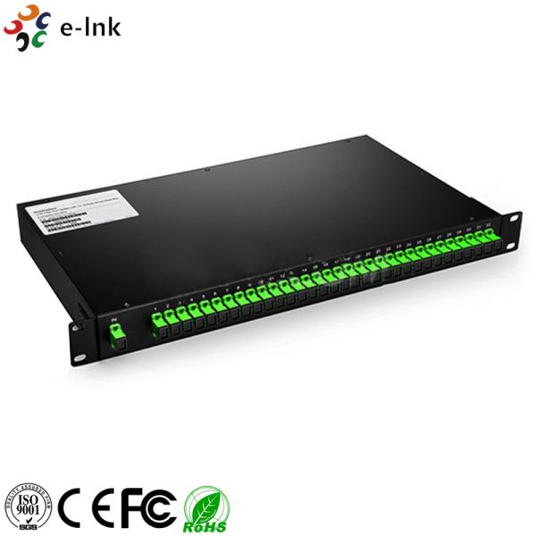 Customized Rack Mount Fiber Optic Switch LC/SC/ST/FC UPC/APC 1260~1650nm Bandwidth