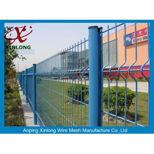 Steel Welded Curved 3D Wire Mesh Fence Galvanized For School Ground