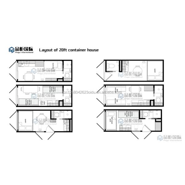 50/75/100mm Wave Sandwich Panel Modular Steel Structure Prefabricated Shipping Mobile Kitchen Restaurant Container House on Wheels