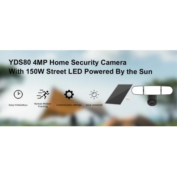 2K 4G Home Security Camera 1500 Lumens Color Night Vision Cloud Storage