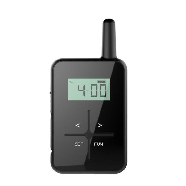 Lithium Battery Tour Guide Receiver GFSK Modulation 20 - 22K