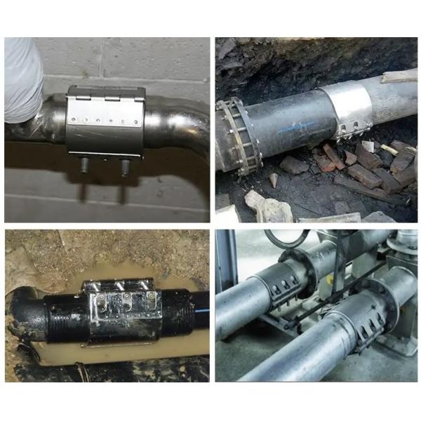 Ductile Iron SS304 Stainless Steel Single Band Repair Clamp Full Circle Repair Clamp