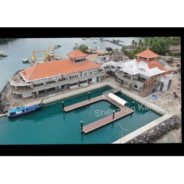 Durable Floating Docks Walkway Pontoon Made Of Aluminum Alloy 6061 T6 Within Marine Dock Boat