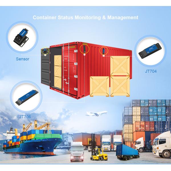 JT704 Smart Mini Waterproof GPS Tracker CE Certification For Railway Container