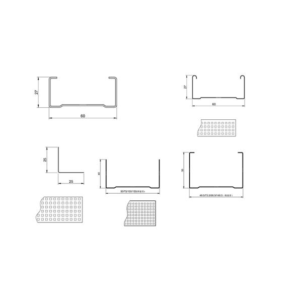0.3 - 0.8MM High Speed Stud And Track Roll Forming Machine
