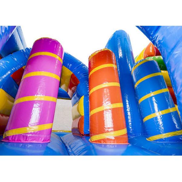 Colorful Unicorn Party Inflatable Bouncer Jumper Combo UL EN14960 BV CCC