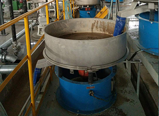 High Efficiency Wet Vibrating Screen Ceramic Slurry Filtration Vibrating Sieve