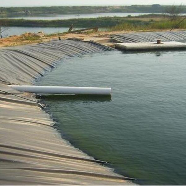 Two Geotextile With One Geomembrane Composite Membrane Liner For Waterproofing Mining Project