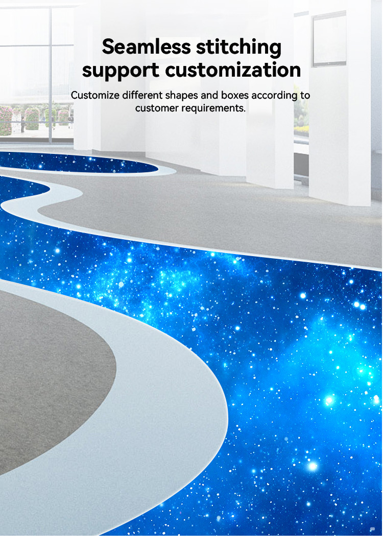 20m Interactive Sensor Floor Tile Screen High Pressure P3.91 Indoor Led Display