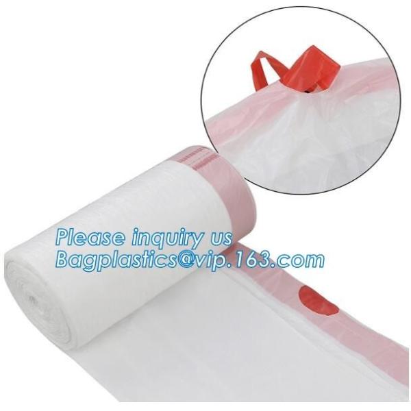 Tall Kitchen Drawstring Trash Bags,Reusable Trash Diaper Bag,gallon black drawstring, durable bin liners 1.2 mil, unscen