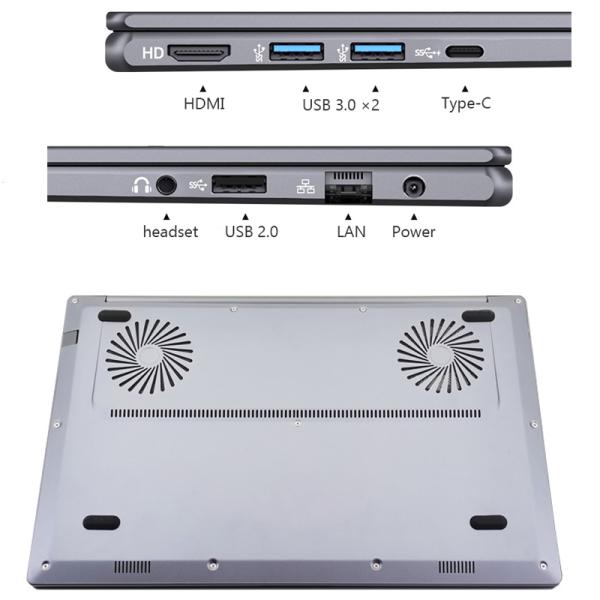 Custom Logo Dedicated Video Card Laptop 15.6 " MX350 Graphics Fingerprint Lock Notebook
