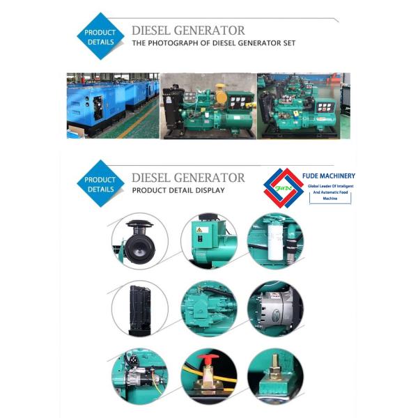 Brushless Diesel Generator Engine Cooling System Silent Power Generator