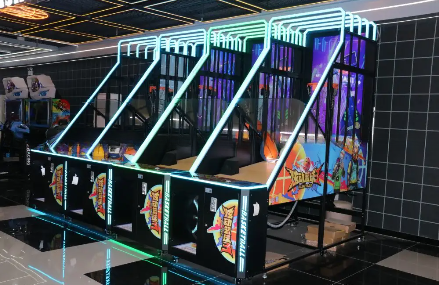 Children LED Arcade Games Basketball Machine Easy Operated High Performance