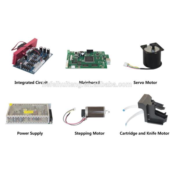 High Speed Vertical Cutting Plotter , 220 Voltage Flatbed Cutting Machine