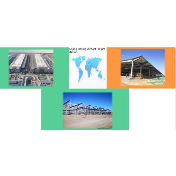 Galvanized Prefabricated Steel Structure Warehouse Metal Frame ODM