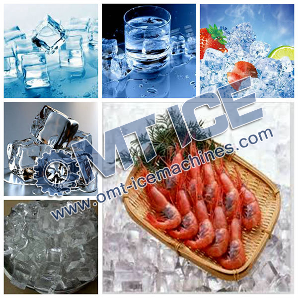 Commercial 4ton Large Cube Ice Machine Beverage Industry Big Ice Cube Maker