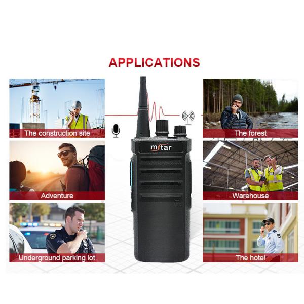 Mstar M-298 Outdoor Dustproof Mini UHF Security Radio Intercom Walkie Talkie Convenient Black Li-ion 16 Handheld 1 ~ 50 Layers