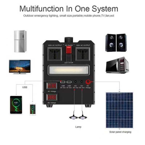 OEM Home Solar Power Systems ROHS Waterproof Solar Panel Backup Power