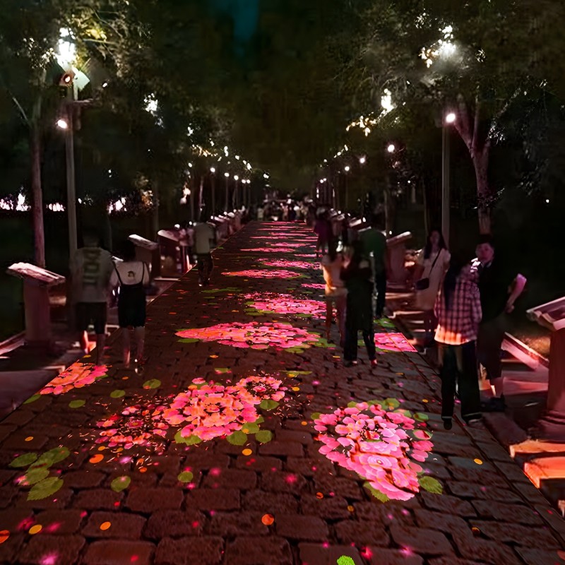 China Outdoor Interactive Projection Experience Ground Projection Immersive Projection wholesale