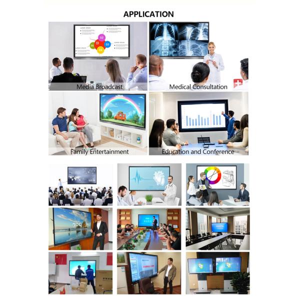 Wall Mounted 86 Inch Kids Education Interactive Whiteboard