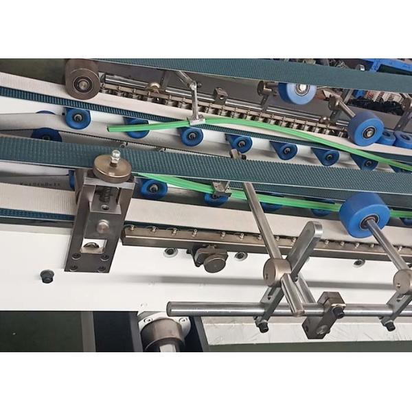 220pcs/Min Automatic Folder Gluer Stitcher Machine 7000kgs PLC Control