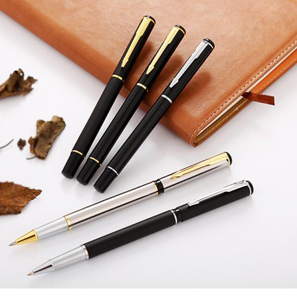 0.5mm Writing Width Gel-Ink Classic Roller Metal Ball Pen for Office Supply Promotion