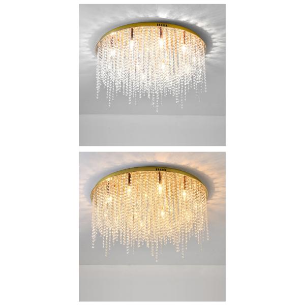 Crystal Chain Ceiling Lights New Lampara Techo for Home Decor guzhen lighting(WH-CA-107)