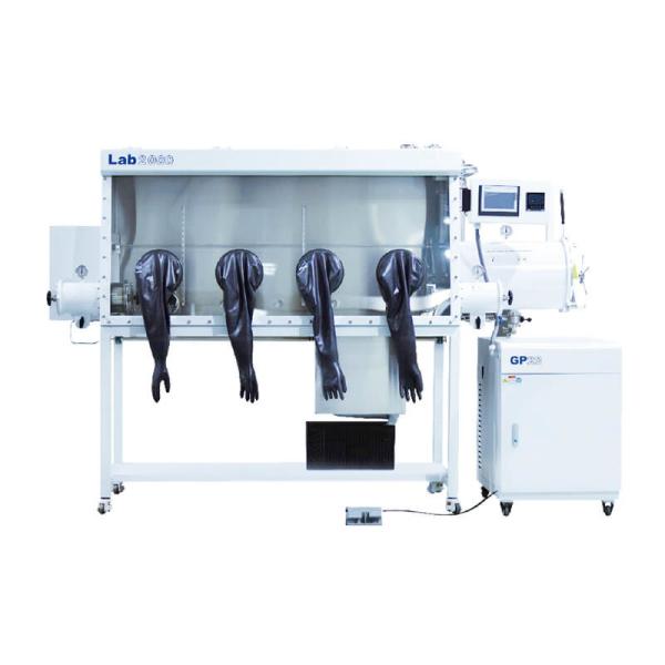 Laboratory Use GBP750S-4(1800) Inert Gas Glovebox Regeneration System With 4 Gloves for One Side