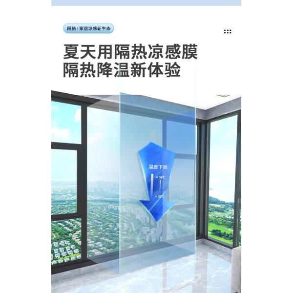 Customized Length Self-Adhesive PET Tint Film for Car Window Privacy Protection and Anti-UV