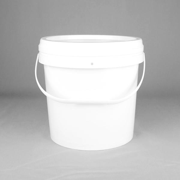 OEM Welcome 9 Liter Plastic Paint Storage Containers White Pail With Lid