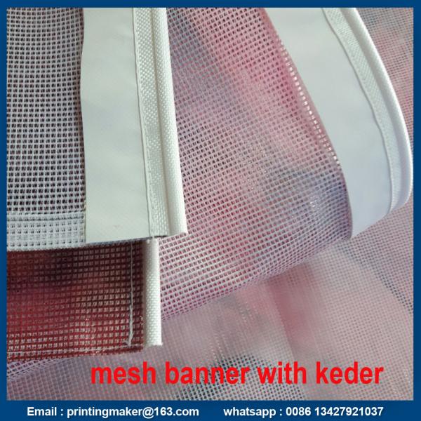 mesh banner with keder Large Mesh Banner with Keder Edge