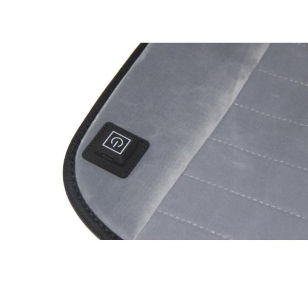 Fleece Chair Heated Seat Cushion , Constant Temperature Heated Seat Cover