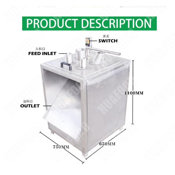 300kg/h Automatic Potato Cutting Machine / Potato Cutter