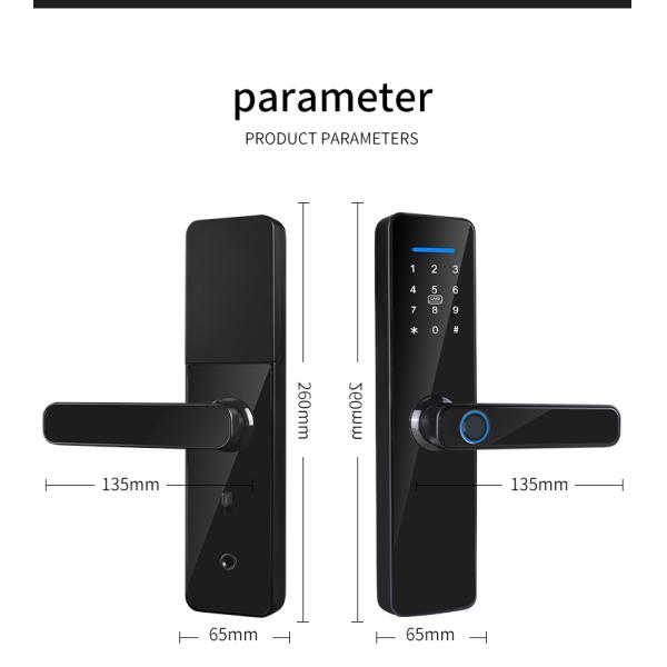 S811 Fingerprint Door Lock Intelligent Digital Code Door Lock