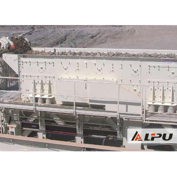 3 Layer Elliptic Vibrating Screening Machine In Mineral Screening Plant