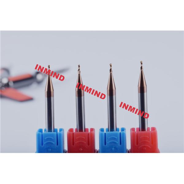 Ball Nose Solid Carbide End Mills 0.5 - 0.6 um Ultra Fine Grain Size